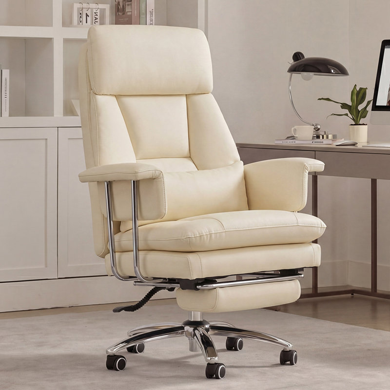 Big and Tall Executive Office Chair with Footrest – Heavy Duty Reclining Gaming Chair, 400lbs Capacity, Ergonomic High Back Computer Desk Chair with Lumbar Pillow & Nap Feature