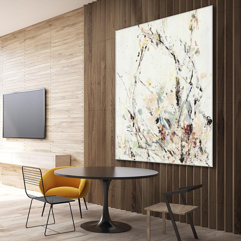«Out the polo Lounge I on Canvas» par Daleno, reproduction d'art, H 54 po x l 54 po x P 1,5 po