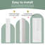 24"x80" 1 Panel Shaker Style White Primed Hollow-Core Composite Interior Bifold Closet Door-118108171