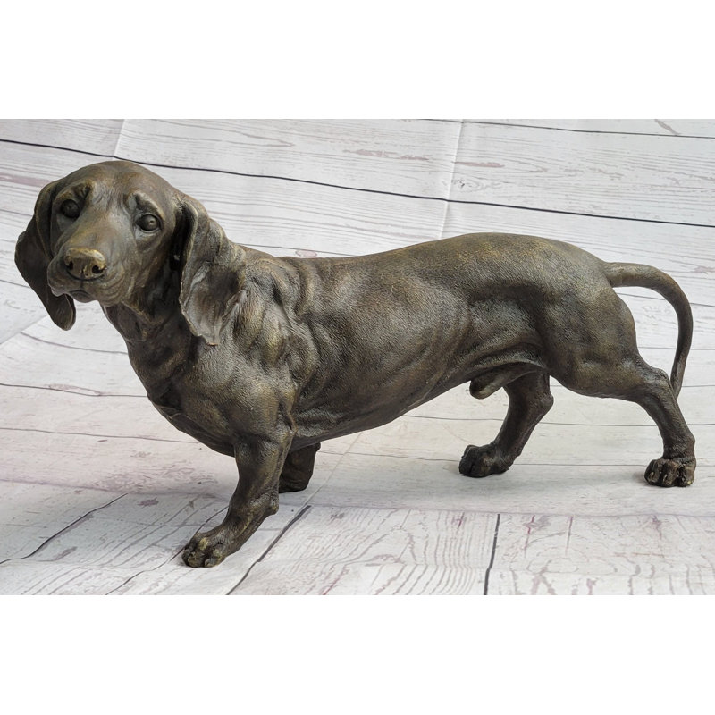 Figurine sculpture teckel Weiner