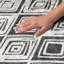 Tapis Dream Shag ADS733 à motif diamant, lavable à la machine et de qualité supérieure-1251151523-1251151524