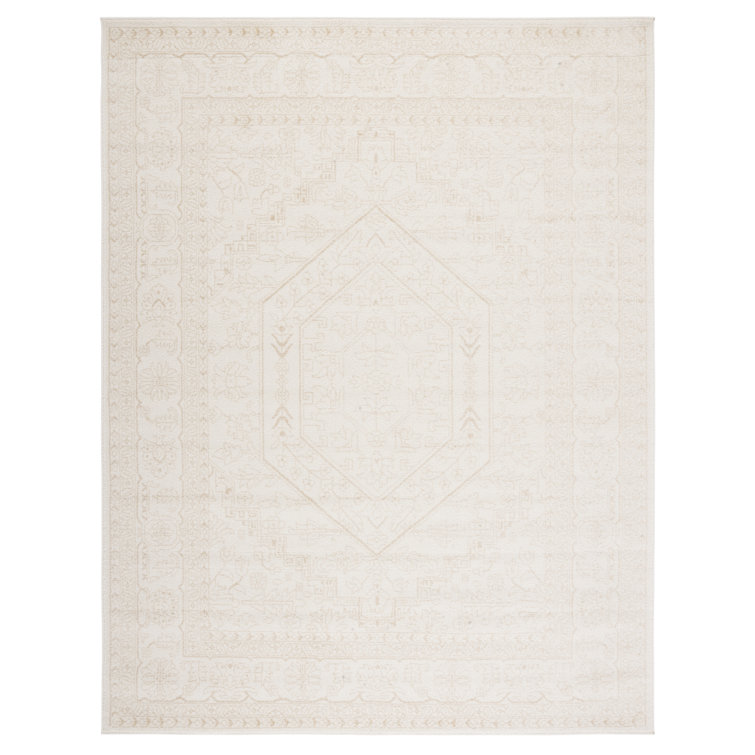 Wadlington Oriental Ivory/Beige Area Rug