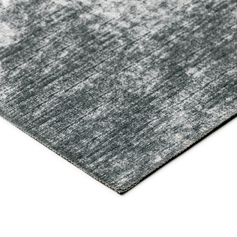 Addison Rylee UV Stabilized Black 3' x 5' Outdoor Area Rug