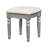 47.4" W Transitional Vanity W/ Stool, Silver-340820372