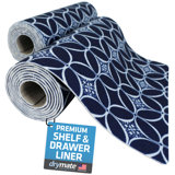 Luxury Fabric Shelf Liners, Cushioned Material - Absorbent, Waterproof, Machine Washable