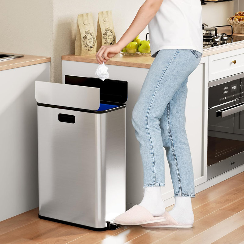 Stainless Steel Kitchen Trash Can
