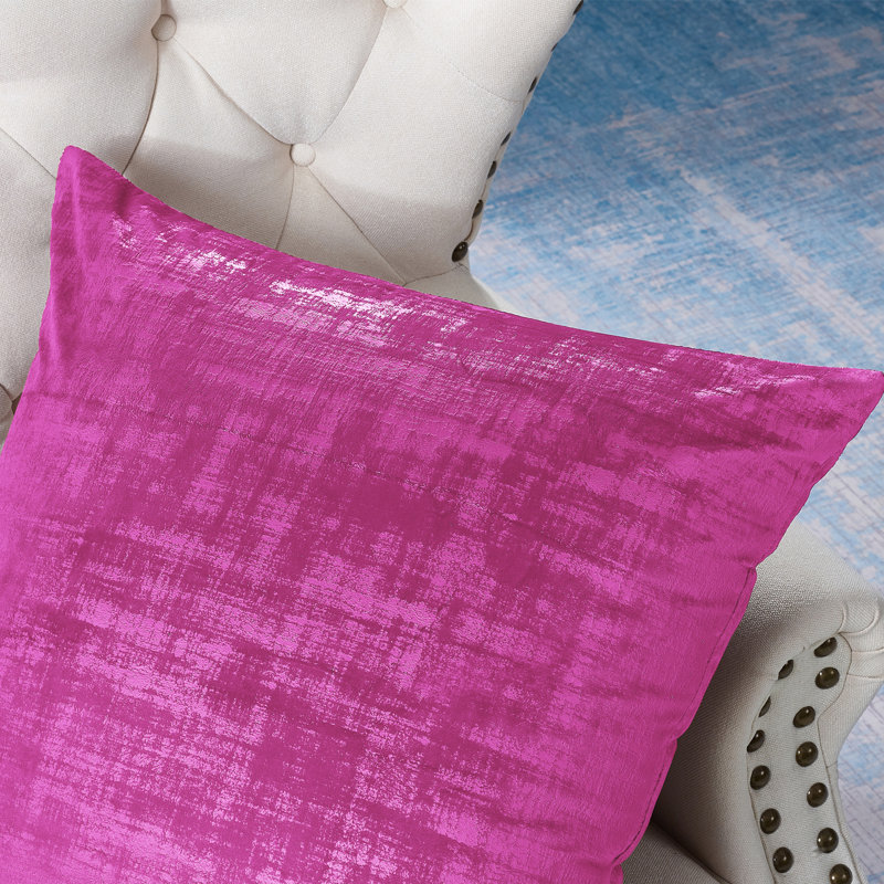 Square Euro Cushion Cover, Raspberry Rose