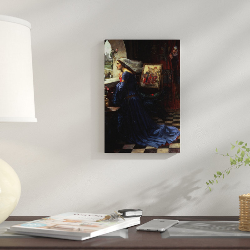 « fair rosamund, 1916 » par john william, impression sur toile waterhouse, H 12 po x l 8 po x P 0,75 po, Toile tendue