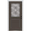 Porte d'entrée pré-montée en fibre de verre 1/2 panneau Grace Grace-254507259-254507256-254507255