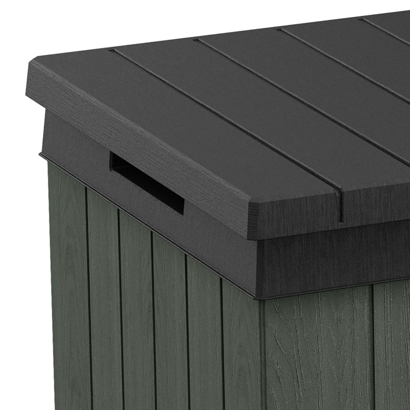 Keter Darwin 454L Storage Box - Green, Brown