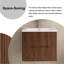 Meuble-lavabo simple mural 24 po avec comptoir en céramique 24 po-906646761