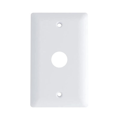 No Subject 1 - Gang Single Outlet Standard Wall Plate