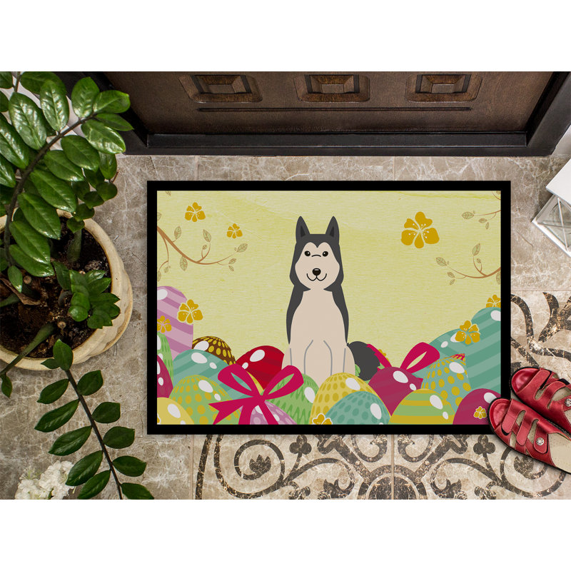 Saroyan Non-Slip Easter Outdoor Doormat, 18" x 27"