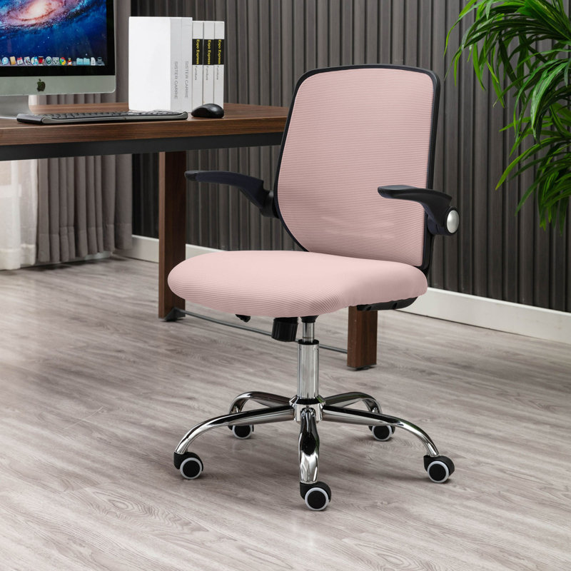 Chaise de travail en filet, Rose