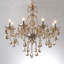 Lustre en cristal bougie 8 lumières