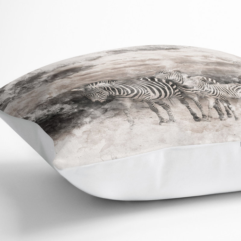 Square Throw Cushion, 55cm H x 55cm W x 20cm D, White