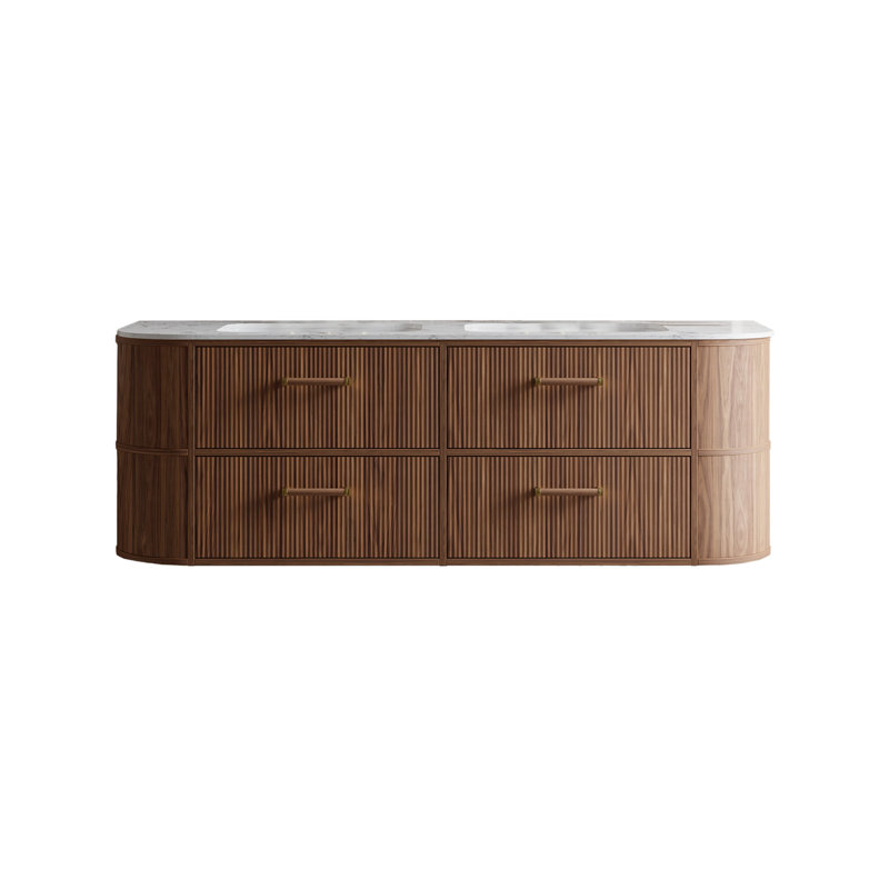 Meuble-lavabo suspendu 4 tiroirs ISABELLA-72-V052