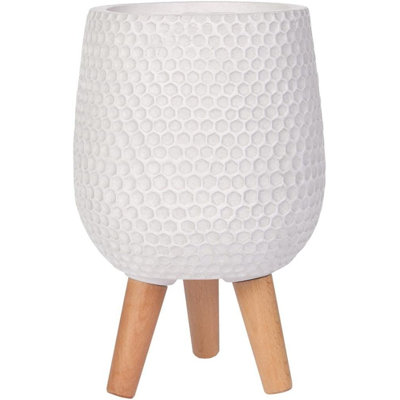 Honeycomb Style Egg Planter with Feet