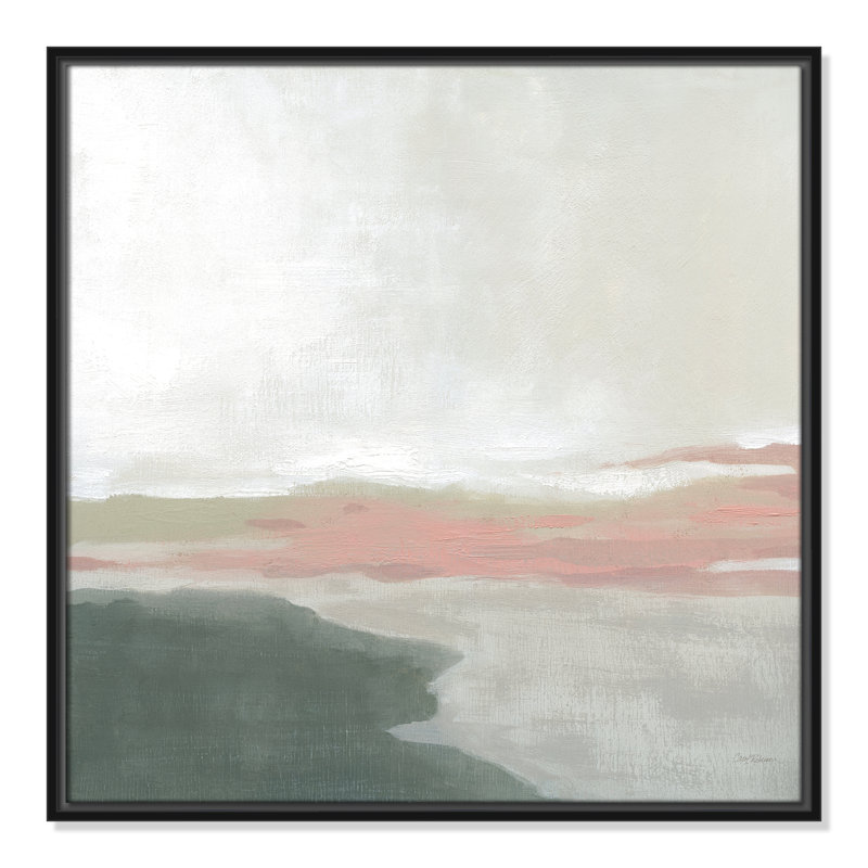Still Lake by Carol Robinson - Floater Frame Print on Canvas, Black, 13.5" H x 13.5" W x 2" D