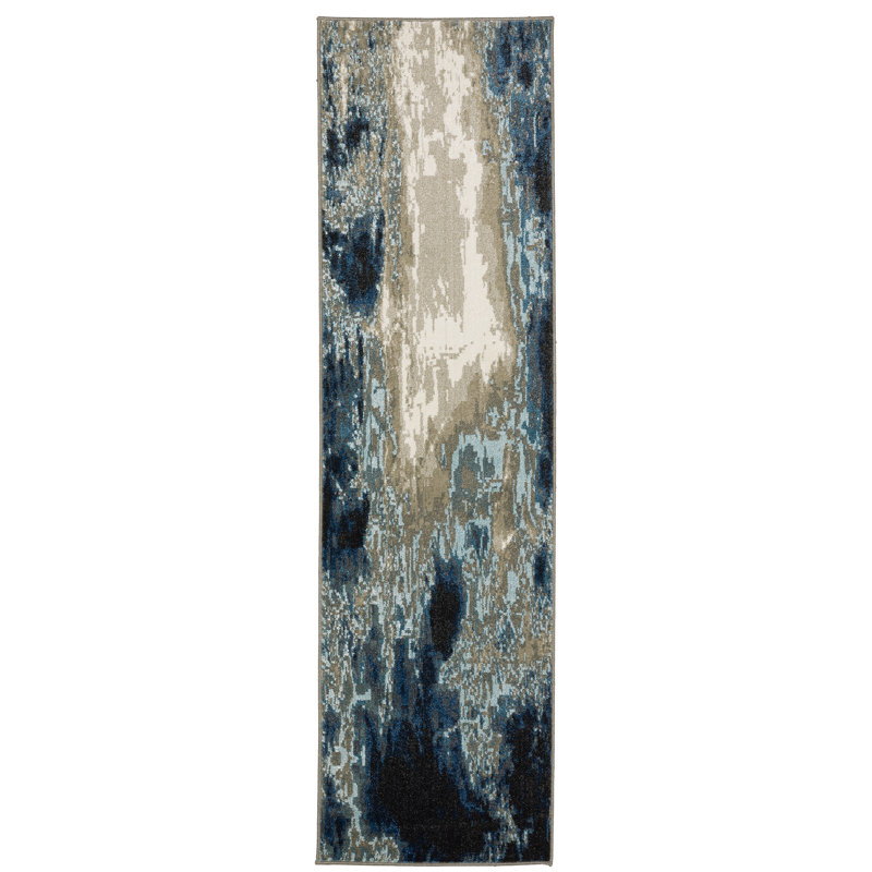 Abstract Indoor Rug, Runner 2'3" x 7'6"
