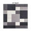 Tapis gris, noir et blanc touffeté à motif géométrique Akieba-97673459