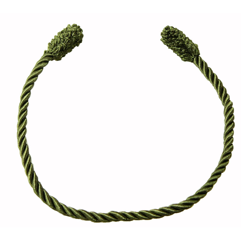 Cravate décorative, Vert olive, 1,33 pi