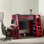 Eagle Single (3') Storage Kids Bed with Desk
