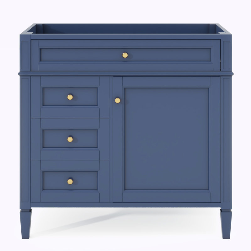 Bases de meuble-lavabo 36 po seulement, Bleu marine