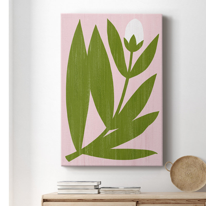 Flower Cuttng - impression sur toile tendue, L 12 po x H 18 po