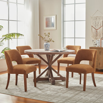 Upholstered Dining Side Chairs Set of 4