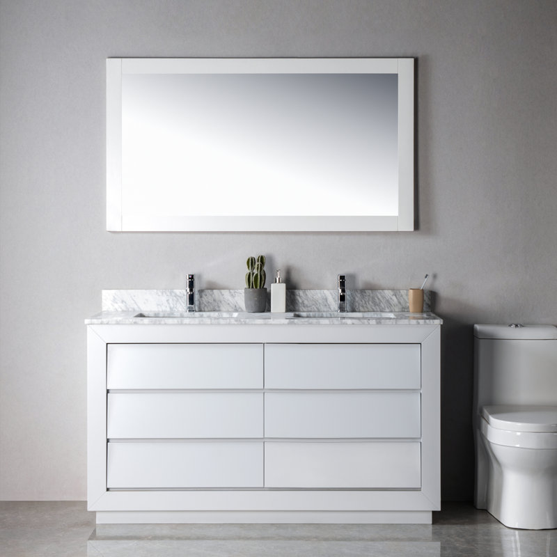 Ensemble de meuble-lavabo double 60 po Jaydence