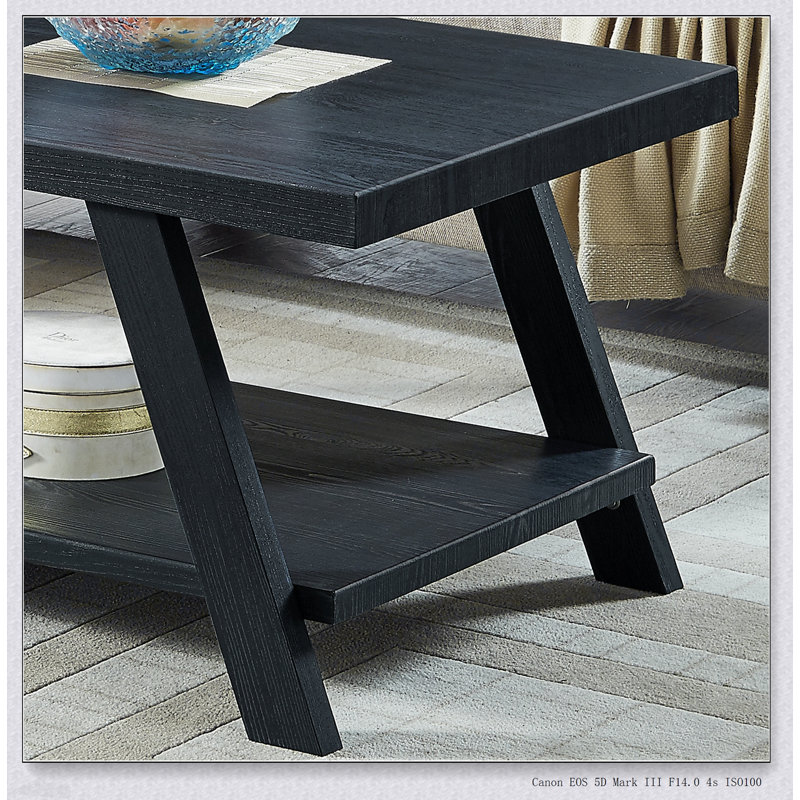 Ensemble élégant de tables basses gigognes en marbre fritté, résistant aux égratignures et peu encombrant, Black