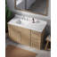 Meuble-lavabo simple 40 po avec plateau en quartz Disar-122120487-122120485