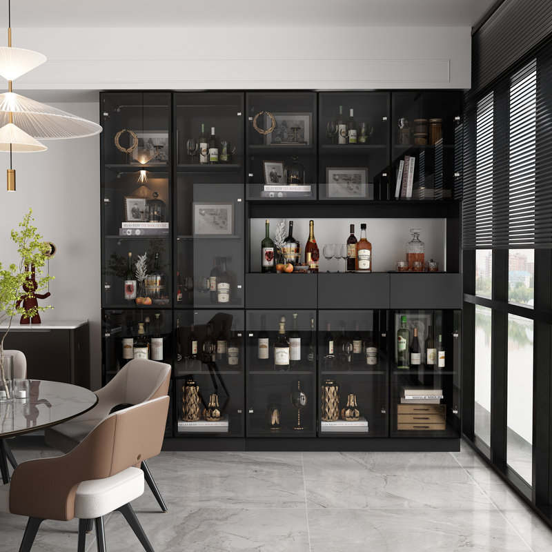 Choinski Dining Cabinet, Black