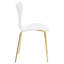 Roxby 49cm H Wing Back Stacking Side Chair in White
