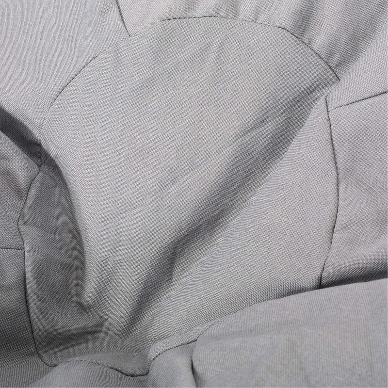 Fauteuil à billes gris douillet - une douceur imbattable, idéale pour les espaces de détente. Polyvalent dans n'importe quelle pièce de la maison. Capacité de 300 lb