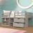 Kids Twin Loft Bed with Drawers-101915794