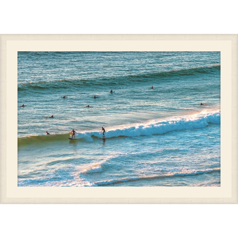 Sagres Portugal Surfer 1 Print by RS Photo, 17" H x 22" W