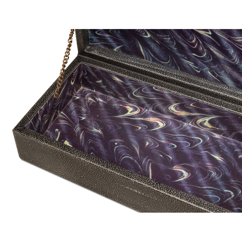 Gatsburg Handmade Decorative Box, Gray