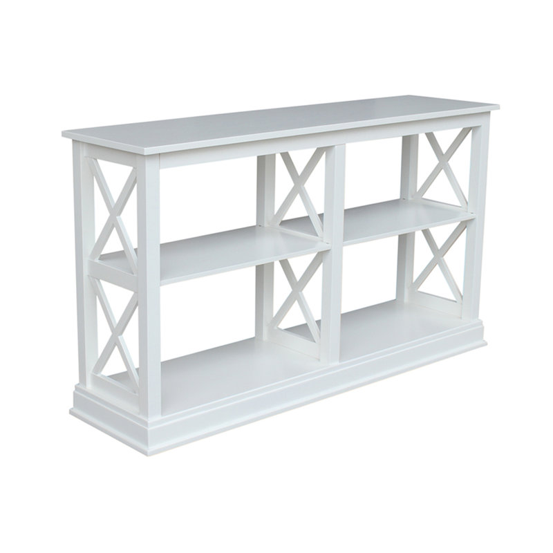 Rossitano 60'' Unfinished Solid Wood Console Table, White