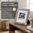 8X8 Inch Square Picture Frame With Double White Mat For 5X5 Photos - Versatile Tabletop Or Wall Mount Display - Solid Wood Construction With Easy Photo Loading-935078710