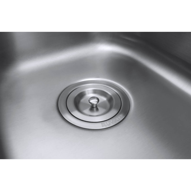 Ruvati 29-inch Undermount 60/40 Double Bowl 16 Gauge Stainless Steel Kitchen Sink
