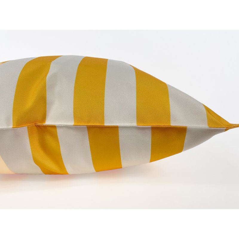 Striped Outdoor Accent Pillow Covers, Somoan Sun