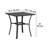 Square Metal Outdoor Dining Table-1539172394