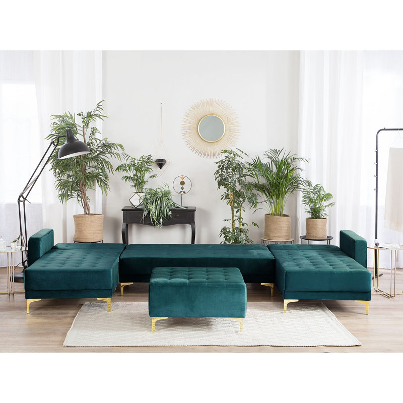 Raheem 5 Seater Sleeper, Green