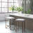 Backless Upholstered Counter Stool 26"H