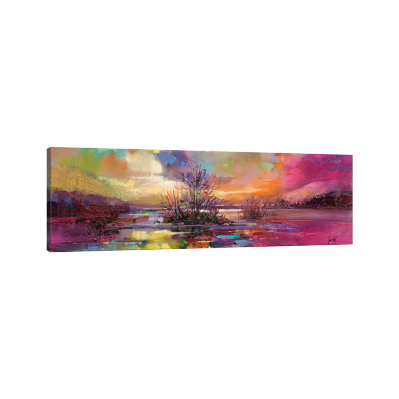Loch Fyne Colour by Scott Naismith - Wrapped Canvas Panoramic Print, 121.92 cm H x 40.64 cm W x 3.175 cm D