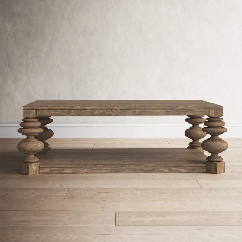 Meliah Solid Wood Coffee Table