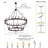 48in 2-Tier 36-Light Large Black Farmhouse Wagon Wheel Chandelier for High Ceilings, Foyer, Entryway, Dining Room, Living Room-137188277