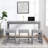 59 Inch Bar Table, Dining Table, Sofa Table With Power Outlet, 3 Upholstered Dining Stools, 4 Piece Bar Table And Chair Set-1744302544-1744096955